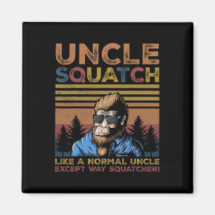 Aimant Squatch - Bigfoot oncle Fête des pères Yeti Sasqua