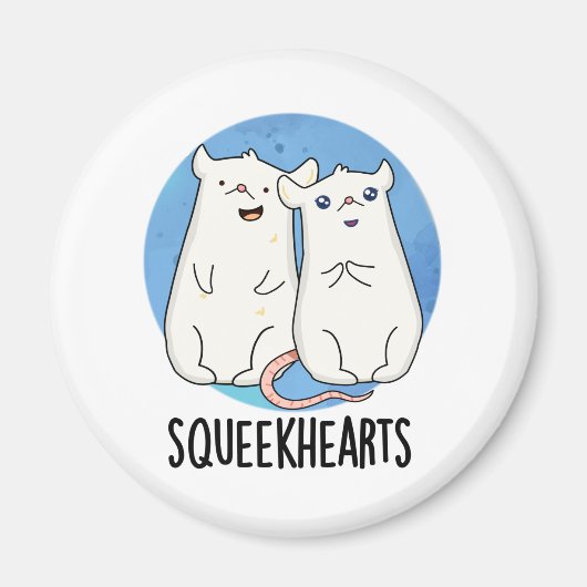 Aimant Squeekhearts Funny Souse Pun d'amour (Devant)
