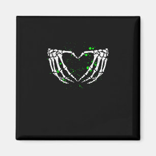 Aimant Squelette Coeur de la main Costume Halloween