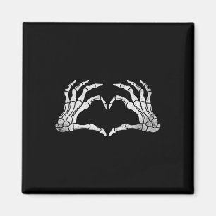 Aimant Squelette Coeur main Signer Costume d'Halloween Vi