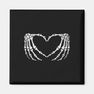 Aimant Squelette Coeur main Signer Costume d'Halloween Vi