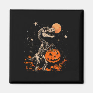 Aimant Squelette de dinosaure effrayant Citrouille lunair