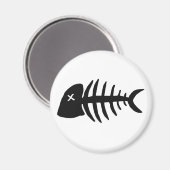 Aimant squelette de poisson mort (Recto/Verso)