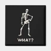 Aimant Squelette Gothique Pour Filles Ados Garçons Hallow (Devant)