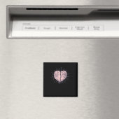 Aimant Squelette Main Avec Coeur Classique (In Situ (Lave-vaisselle))