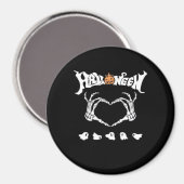 Aimant Squelette main avec, Halloween Design (Recto/Verso)