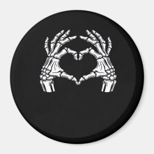 Aimant Squelette Mains du coeur Signal Costume d'Hallowee