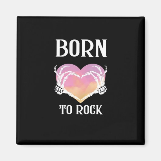 Aimant Squelette Mains Graphisme Coeur Pour Classique (Devant)