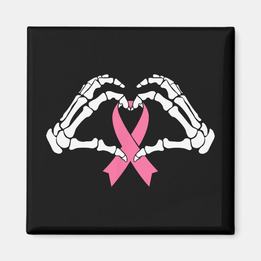 Aimant Squelette Mains Tenant Ribbon Halloween Costume Ha (Devant)