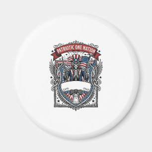 Aimant Squelette oncle Sam patriotique Squelette patriote