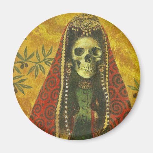 Aimant Squelette sorcière (Devant)