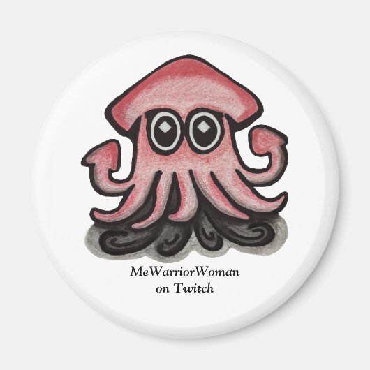 Aimant Squido, MeWarriorWoman sur Twitch (Devant)