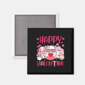 Aimant Squish Squad Joyeux Cadeaux Valentin Mignonne Pour (Recto/Verso)