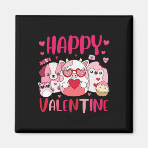 Aimant Squish Squad Joyeux Cadeaux Valentin Mignonne Pour