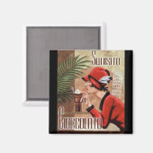 Aimant Squisito Cioccolato Italienne Chocolate Femme en R (Recto/Verso)