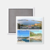 Aimant SRD020 SAN TEODORO - Mosaïque - Sardaigne - Réfrig (Recto/Verso)