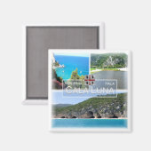 Aimant SRD032 CALA LUNA, mosaïque, Sardaigne, réfrigérate (Recto/Verso)