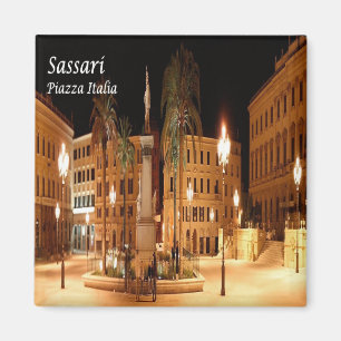 Aimant SRD047 SASSARI, Piazza Italia, Frigo Sardaigne