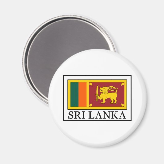 Aimant Sri Lanka (Recto/Verso)