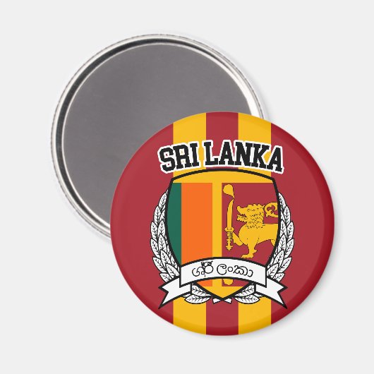 Aimant Sri Lanka (Recto/Verso)