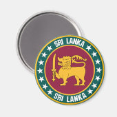 Aimant Sri Lanka (Recto/Verso)