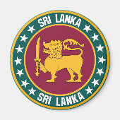 Aimant Sri Lanka (Devant)