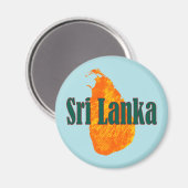 Aimant Sri Lanka (Recto/Verso)