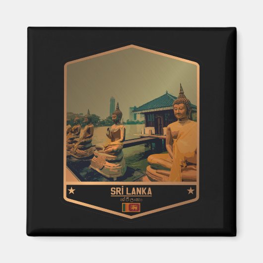 Aimant Sri Lanka (Devant)