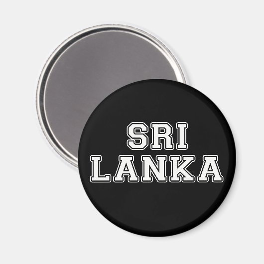 Aimant Sri Lanka (Recto/Verso)