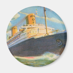 Aimant SS Brême en mer
