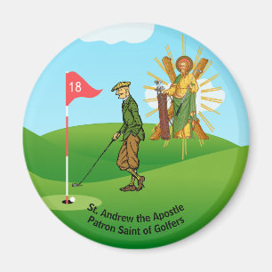 Aimant St. André et golfeur élégant