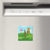 Aimant St. Andrew et Dapper Homme Golfer (In Situ (Lave-vaisselle))