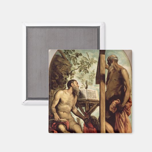 Aimant St. Andrew et St. Jerome (Recto/Verso)