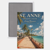 Aimant St Anne Guadeloupe (Recto/Verso)
