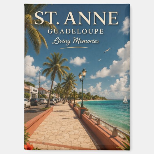 Aimant St Anne Guadeloupe (Recto)