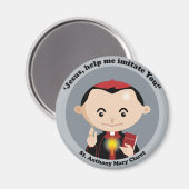 Aimant St. Anthony Mary Claret (Recto/Verso)