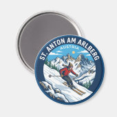 Aimant St. Anton am Arlberg Autriche (Recto/Verso)
