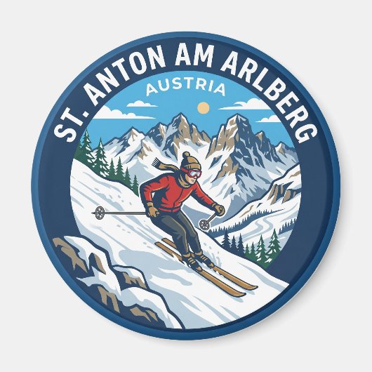 Aimant St. Anton am Arlberg Autriche (Devant)