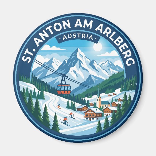 Aimant St. Anton am Arlberg Autriche (Devant)
