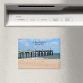 Aimant St Augustine Beach Floride Pêche PIer (In Situ (Lave-vaisselle))