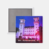 Aimant St. Augustine, FL - Hotel Alcazar (Recto/Verso)
