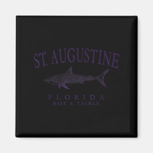 Aimant St augustine florida requin vintage prune art