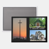 Aimant St. Augustine, Floride (Recto/Verso)