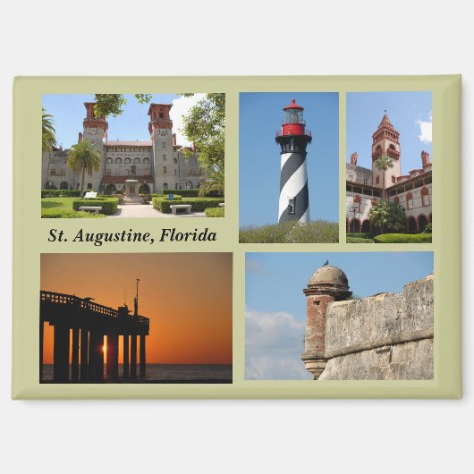 Aimant St. Augustine, Floride (Recto)