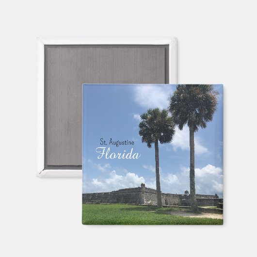 Aimant St Augustine Floride (Recto/Verso)
