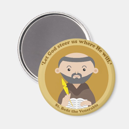 Aimant St. Bede le Vénérable (Recto/Verso)