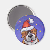 Aimant St. Bernard Christmas (Recto/Verso)