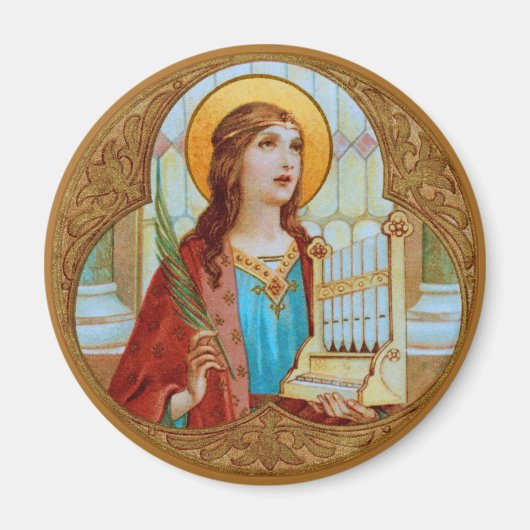 Aimant St. Cecilia de Rome (BK 003) (Devant)