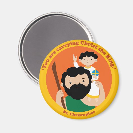 Aimant St. Christopher (Recto/Verso)