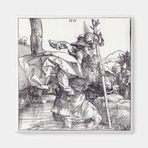 Aimant St Christopher portant le Christ infantile, 1511